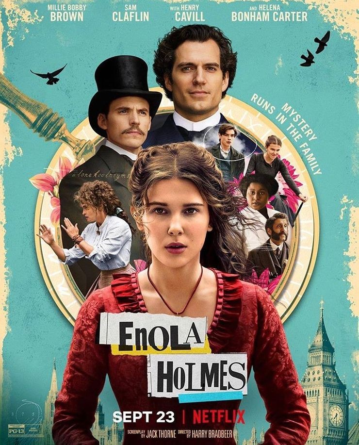 Enola Holmes | Divulgado teaser e poster oficial de filme estrelado por  Millie Bobby Brown